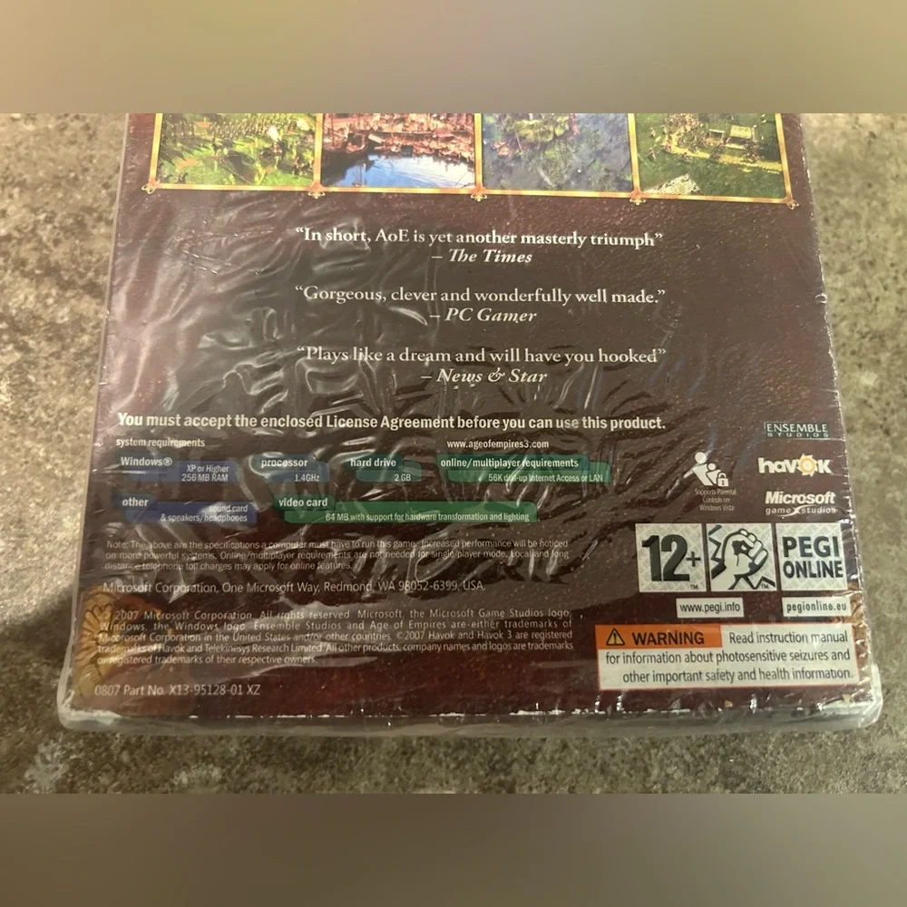 Age of Empires III 3: Gold Edition PC New Sealed